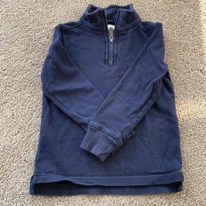 Crewcuts navy quarter zip size 4/5